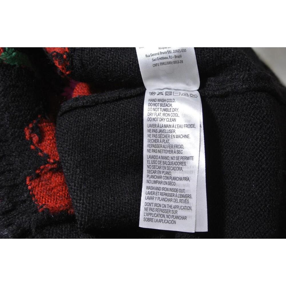 NEW, Farm Rio Colorful Flower Turtleneck Sweater in Black multi Sz XS #T3701 - Picture 11 of 12
